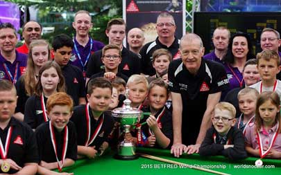 Steve Davis at the Crucible